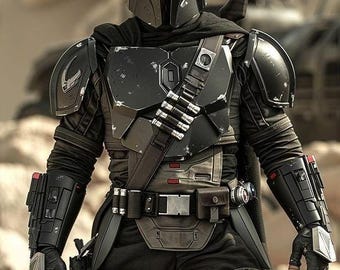 Mandalorian starwars custom cosplay Bounty hunter din djarin best gift costume props 3 piece Flight Suite