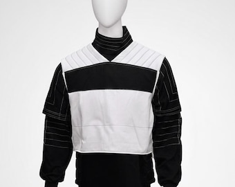 Traje de vuelo mandaloriano inspirado en Din Djarin, cosplay de cazarrecompensas de Star Wars, traje de 3 piezas, camisa, pantalón y chaleco, disfraz mandaloriano para cómic.