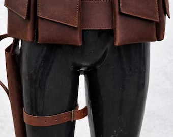 Inspired By Boba Fett Cosplay Leather Belt