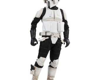 Traje de vuelo réplica de Star Wars con fajín y bolsillos / Conjunto de disfraz personalizado