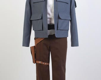 Men's Space Smuggler Costume – Galaxy Hero Vest Pilot Cosplay Set