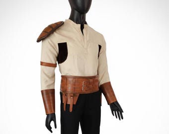 Kyle Katarn Costume with leather belt and shoulder pad