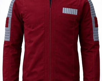 Traje de vuelo de piloto rebelde de Star Wars / Disfraz de Luke X-Wing / Mono naranja para cosplay / Traje de piloto de ciencia ficción / Hecho a medida