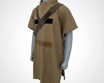 Cal Kestis Inspired Poncho – Jedi Survivor Cosplay Costume with Back Printing