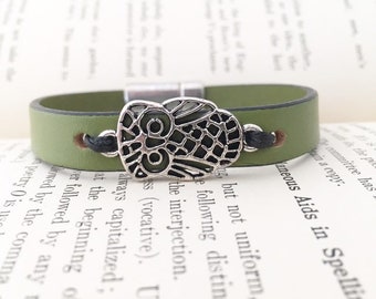 norwegian owl skin rope bracelet
