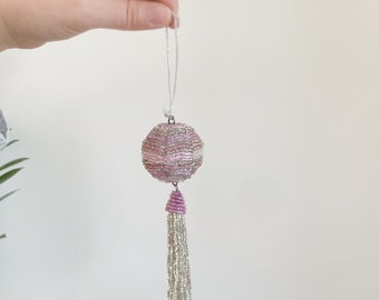 Vintage Beaded Tassel Ornament