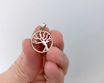 Vintage Sterling Tree Pendant