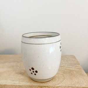 Small Neutral Bowl or Cup. Handmade Pottery. Perfect for Succlent Pot or Small Candle image 4