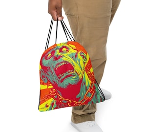Sac à cordon zombie coloré