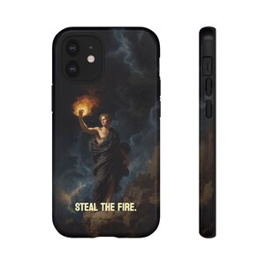 Prometheus: The Creator Of The First Human Premium Phone case Tough iPhone case, Greek Mythology Phone Case, Gift For Him, Gift For Her