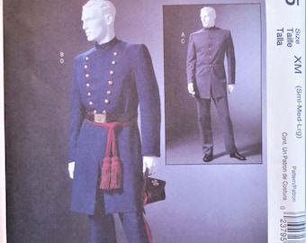 McCall's 4745 Civil War Uniform Costume Pattern: Men's Size S-L