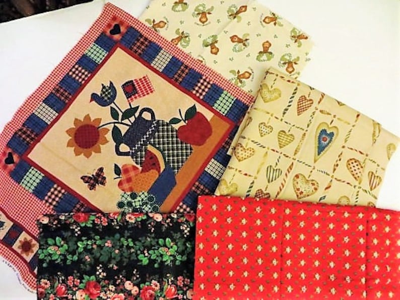 Fabric Lot for Sewing Crafts Quilting Lot of Scrap Fabric Etsy