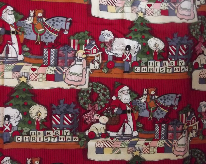 Christmas Fabric, Cotton Fabric, Quilting Cotton, Merry Christmas