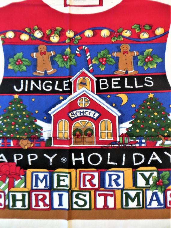 Panel de tela de chaleco de Navidad coser un chaleco de - Etsy