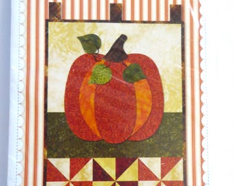 Shabby Fabrics Quilt Kit, "Pumpkin Patch," Little Blessings Pattern & Laser Cut Fusible Fabrics, Jennifer Bosworth, October Autumn