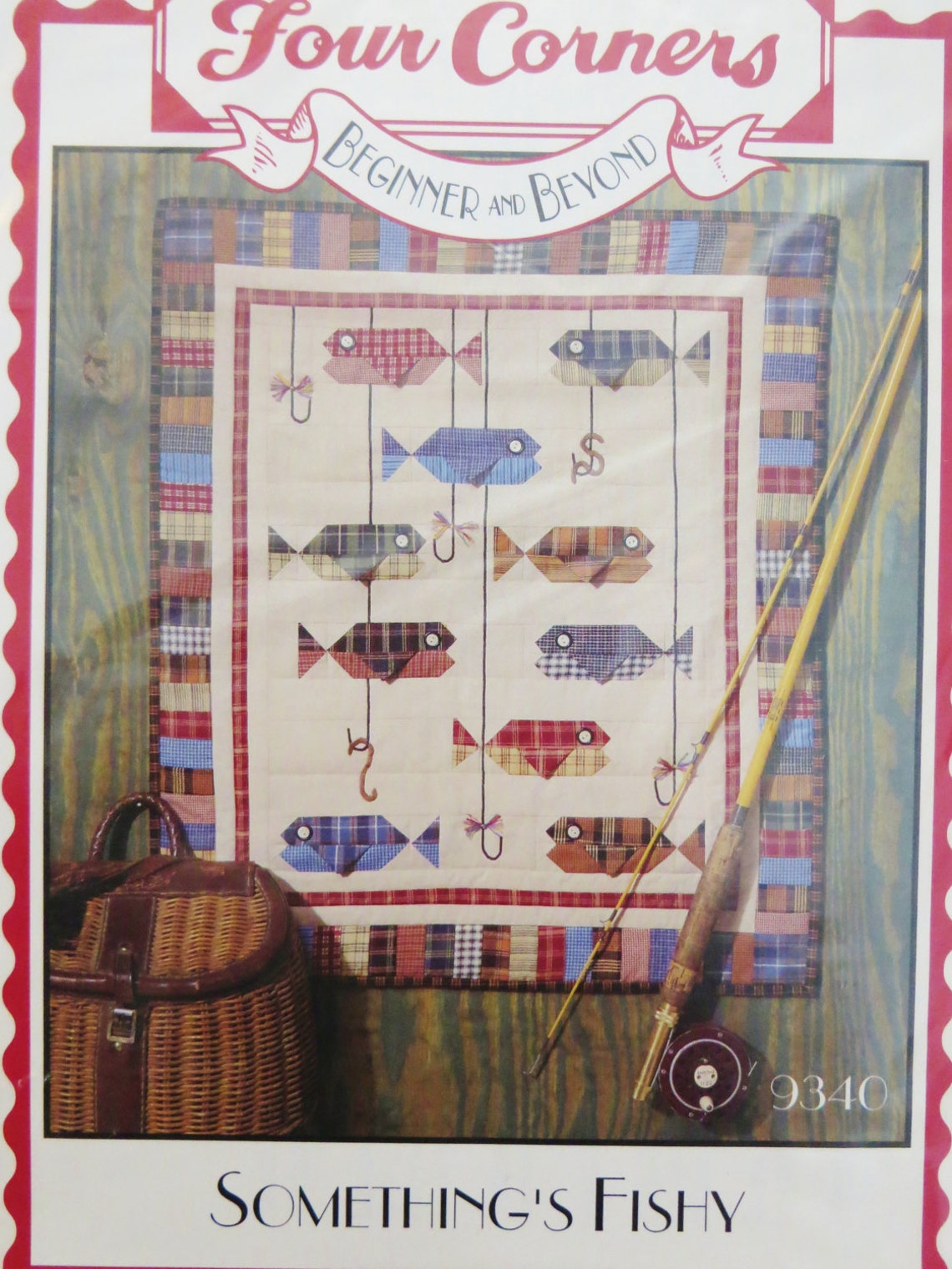Patchwork Fish Quilt Pattern Something's Fishy Four Etsy