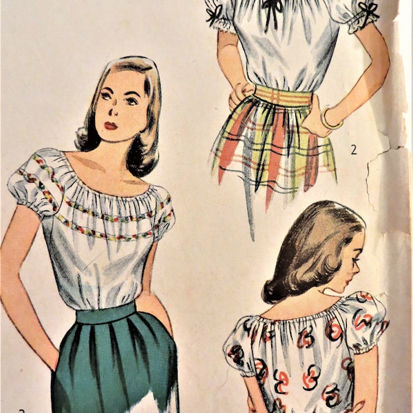 Peasant Top Pattern Etsy