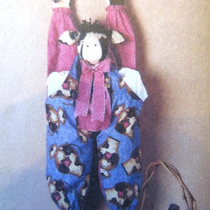 Patterns 9668 Mccall's 9668 Sewing Pattern for Hanging Plastic Bag Holders, Bear Cow ...