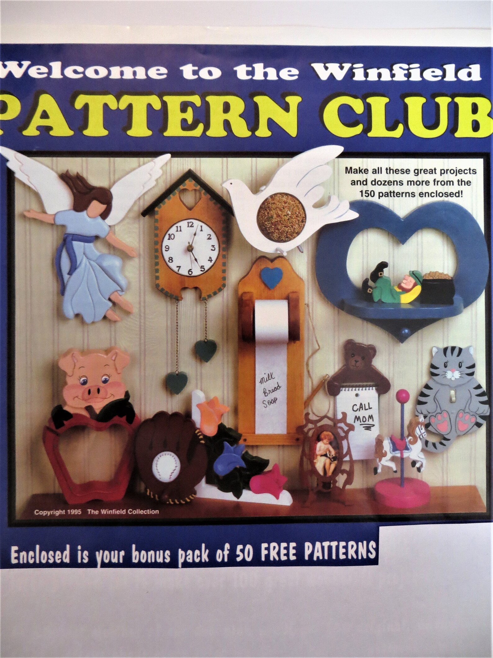 Wood Craft Patterns Winfield Pattern Club Bonus Lot of 6 Etsy