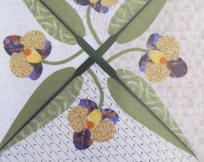 Orchids Quilt Pattern Floral Reflections Collection Quilt Etsy
