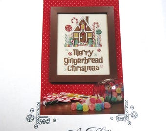 Sue Hillis "Gingerbread Cottage" ""Gingerbread Cottage"" Garntabelle Plus CHARM Pack, Weihnachtsdekor L177, Charming Collection, für Leinenarbeiten,"