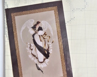 Lavender & Lace "Angel of Hope" Counted Cross Stitch, CHART LL13 1991, Marilyn Leavitt-Imblum