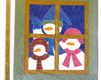 Muñeco de nieve para colgar en la pared o como adorno de mesa, aplique caprichoso hecho a mano, 68 x 76 cm