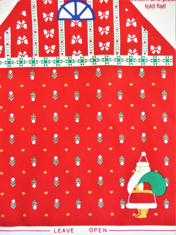 COUNTRY CLASSIC CHRISTMAS HOUSE COTTON FABRIC PANEL SEW & STUFF 