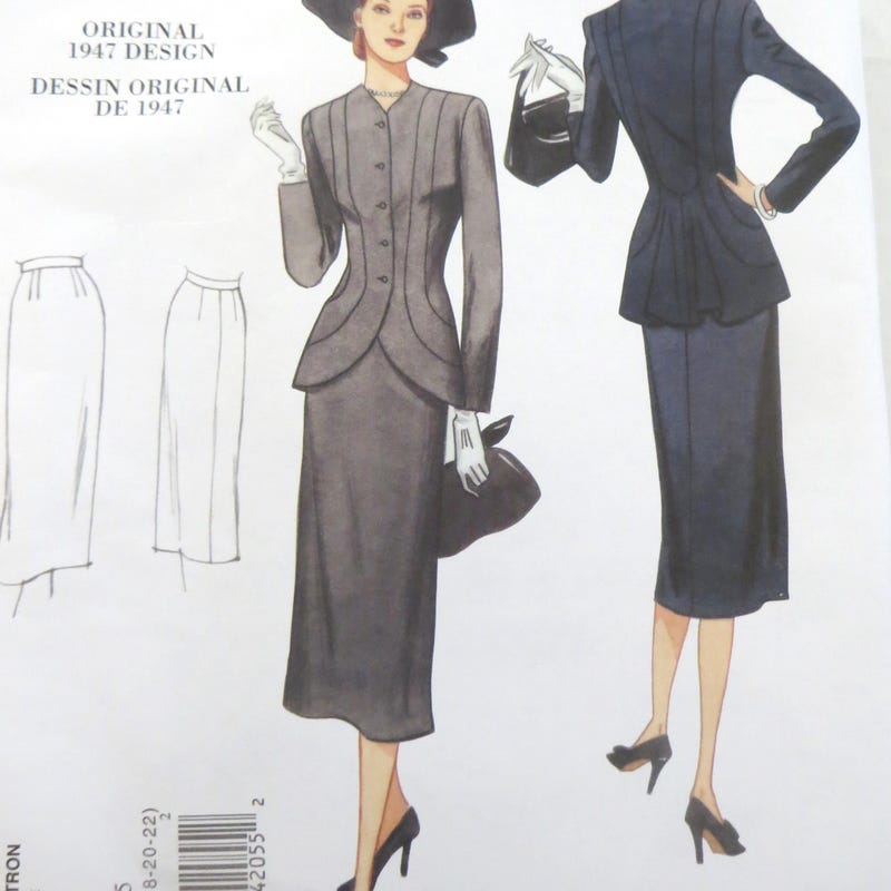 1940s Vogue Suit Pattern - Etsy