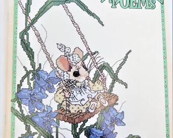 Gloria & Pat THE MERRY MOUSE BOOK OF FAVORITE POEMS Cross Stitch Pattern  Book