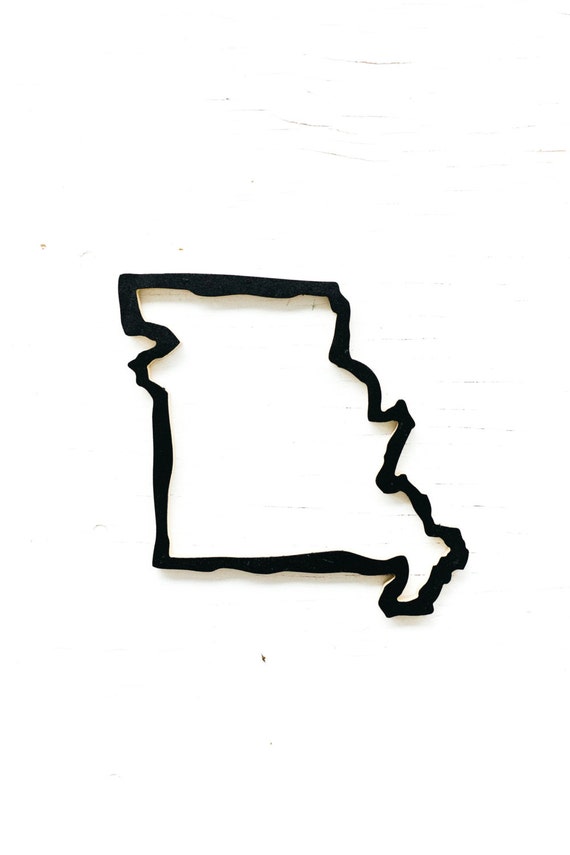 Missouri state cut out | Etsy