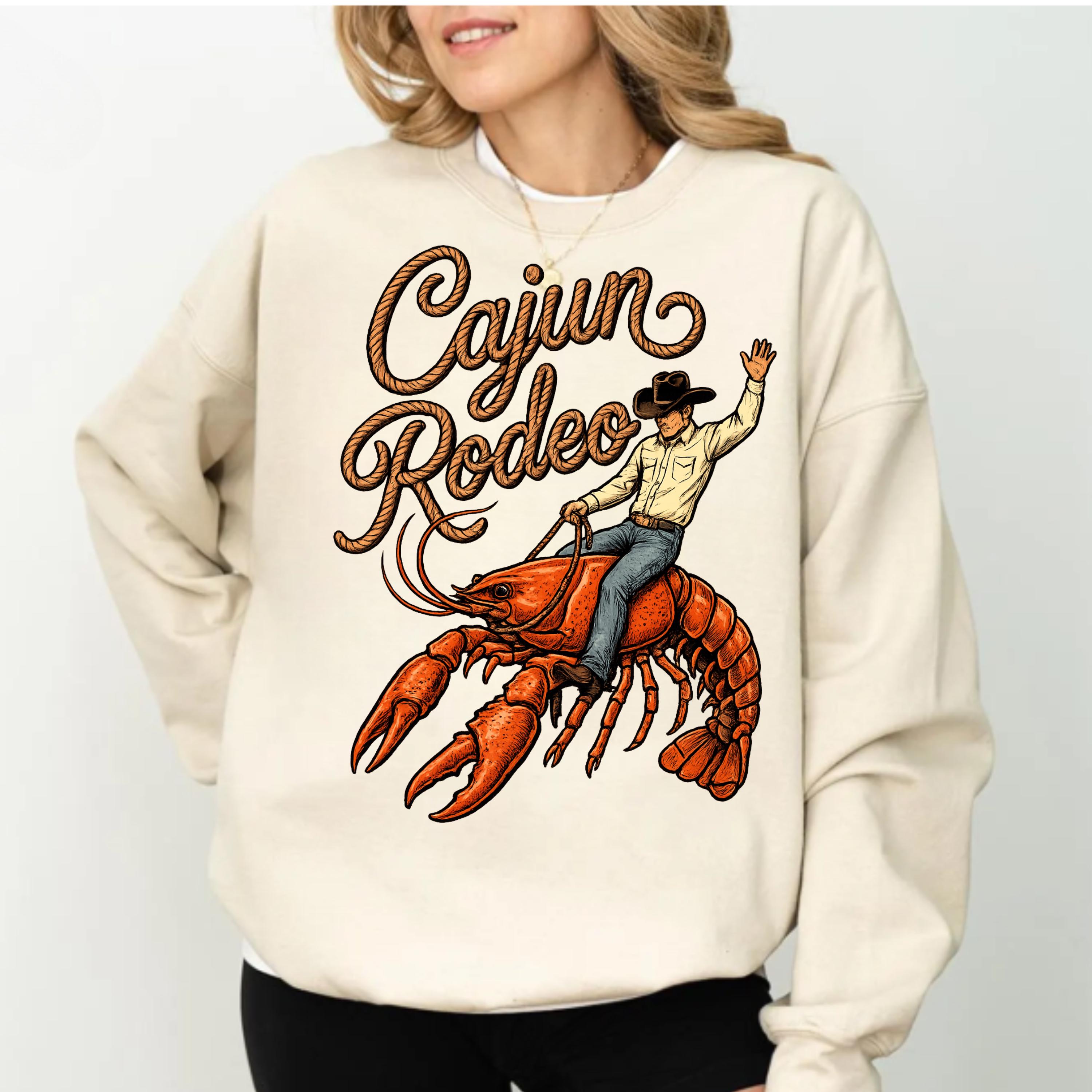 Cajun Rodeo Crawfish PNG | Cowboy Riding Crustacean Graphic | Western ...