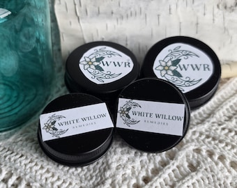 GrassFed Tallow Lanolin Beard Balm, Organic Wild Harvested Ingredients, Citrus Soil Scent (Sample Trial)