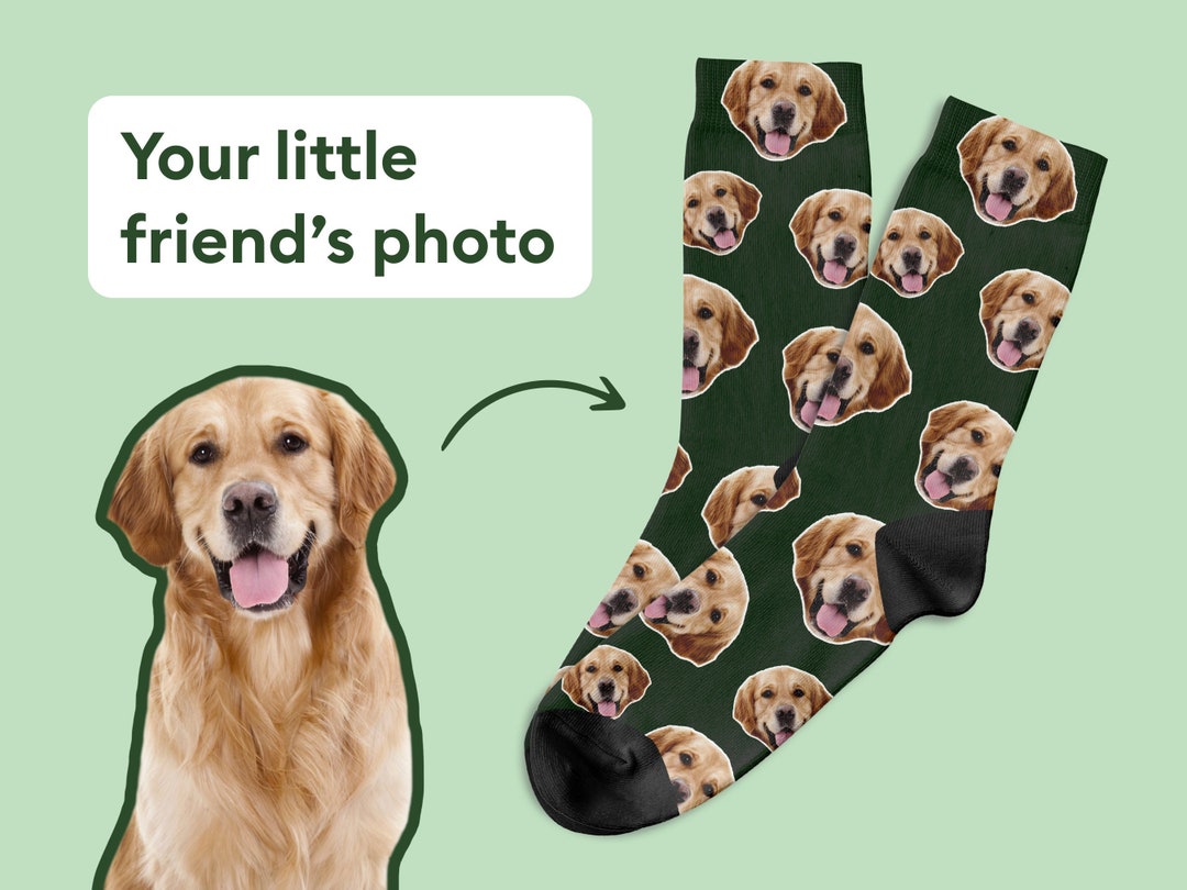 Custom Dog Face Socks Custom Pet Socks Personalized Socks Etsy UK