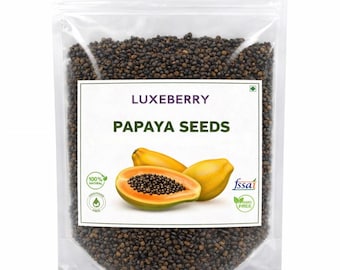 Semillas de papaya orgánica para plantar, árbol frutal tropical de rápido crecimiento para jardín doméstico.