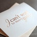 ROSE GOLD FOIL Wedding Card to Your Bride or Groom - I Can't Wait to Marry You - To my Groom Wedding Day Notecard Love Note Before I Do CS08