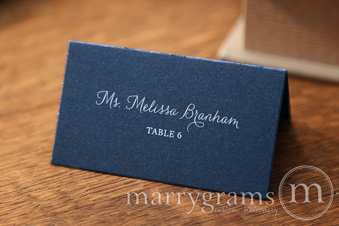 Fancy Wedding Place Cards Wedding Escort Cards Custom Etsy