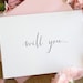 Cute Will You Be My Bridesmaid Cards - Will You Be My Matron of Honor, Maid of Honor, Flower Girl, Bridesmaid, Bridesman Proposal Card