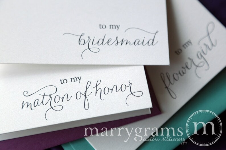 Wedding Card to Your Son Daughter Thank You Card CS01 To My Daughter on My Wedding Day Children of the Bride or Groom Cards