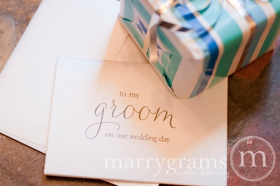 Wedding Card to Your Bride or Groom on Your Our Love Note to Future Husband or Wife Card CS01 Wedding Day