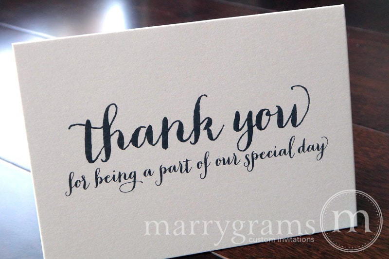 wedding thank you note card set misc thank you for being a etsy wedding thank you note