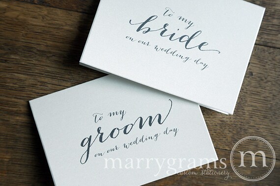 Rustic Wedding Card to Your Bride or Groom on Your Love Note to Future Husband or Wife Card Our Handwritten Style CS09 Wedding Day