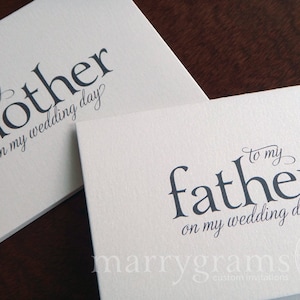  Wedding Cards to Your Mother and Father Parents of the Bride Etsy