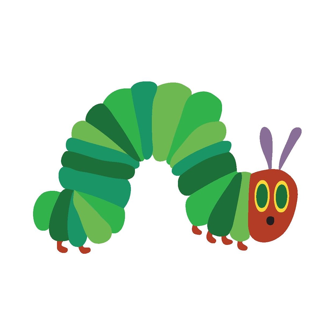 The Very Hungry Caterpillar PNG | Eric Carle Digital File for First ...