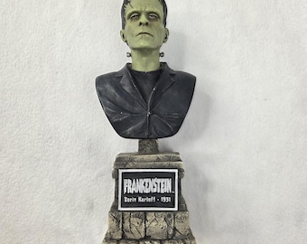 2004 Boris Karloff as Frankenstein's Monster Bust- The Legacy Collection 6.75"