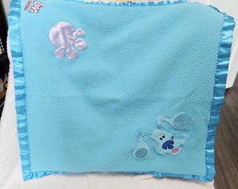 Luvs Nick Jr Blue Clues Receiving Baby Blanket 16” X 16” Lovey