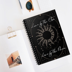Sun/Moon ((Spiral Notebook - Ruled Line))