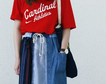 Vintage Remade Denim Skirt