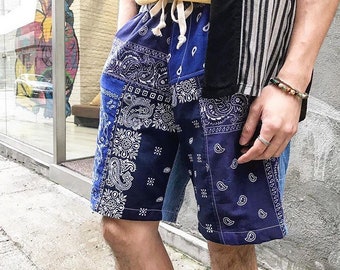 Bandana Shorts - Etsy