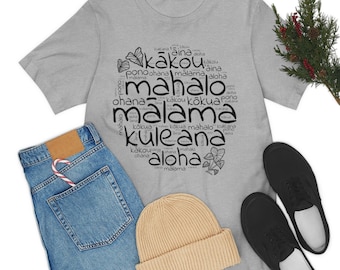 Hawaiian Kuleana T-Shirt, Unisex Jersey Short Sleeve Tee